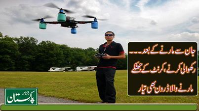 جان سے مارنے کے بعد رکھوالی کرنے ، کرنٹ کے جھٹکے دینے والا ڈرون بھی تیار